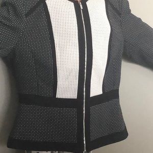 Calvin Klein Black and White Blazer